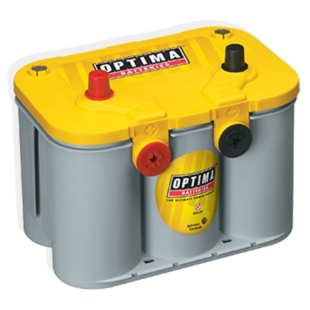 Bateria Amarilla Doble Borne Optima