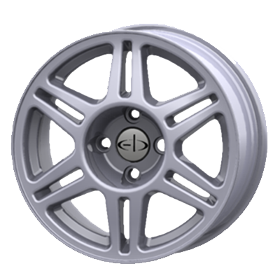 [TN-136.5/130G] Llanta 13" X 6.5" Turismo Nacional Desplazamiento 130 Centro Fiat Gris