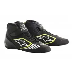 [2712118158] Botas Alpinestars Tech-1 KX 2022 Negro/Amarillo Fluo Talle 40