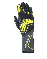 [35502249151] Guantes Alpinestars ZX V4 Negro/Amarillo Talle XL