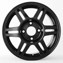 [TN-136.5/120N] Llanta 13" X 6.5" Turismo Nacional Desplazamiento 120 Centro Fiat Negro